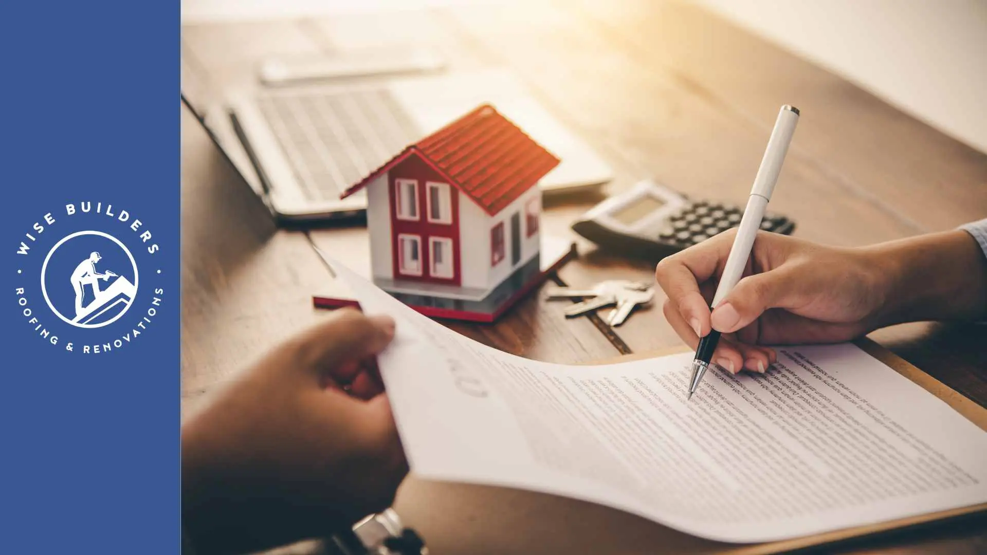 Wise Builders Roofing and Renovations Mobile AL Contract Signing