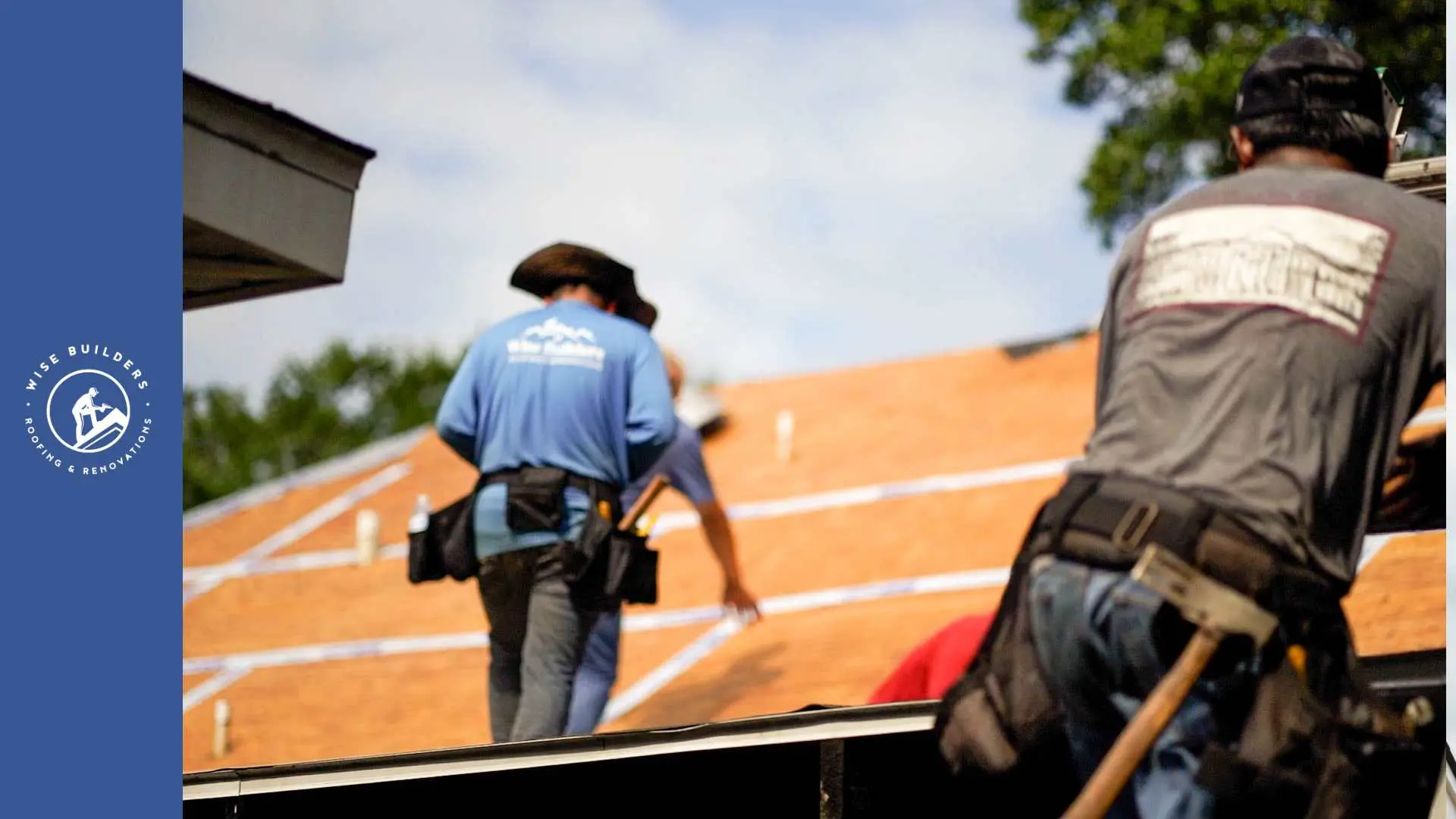 wise builders roofing installing a new roof