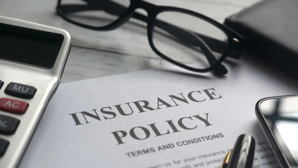 a photo of an insurance policy in al