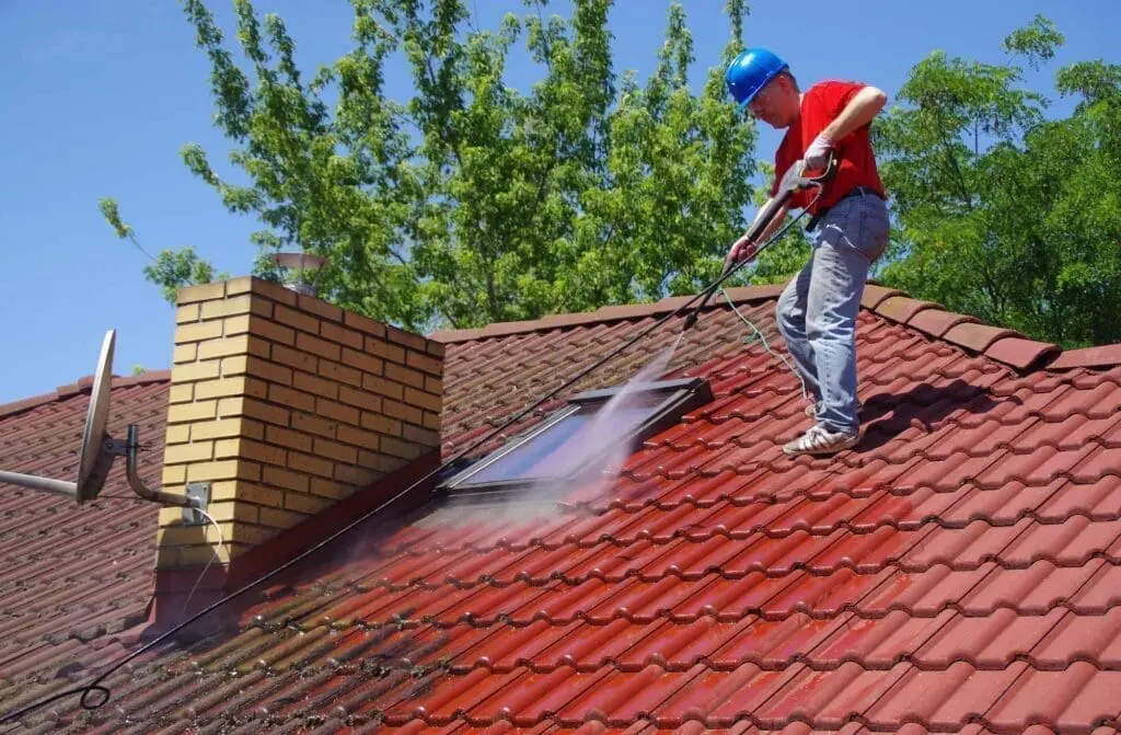 cleaning the surface of your roof
