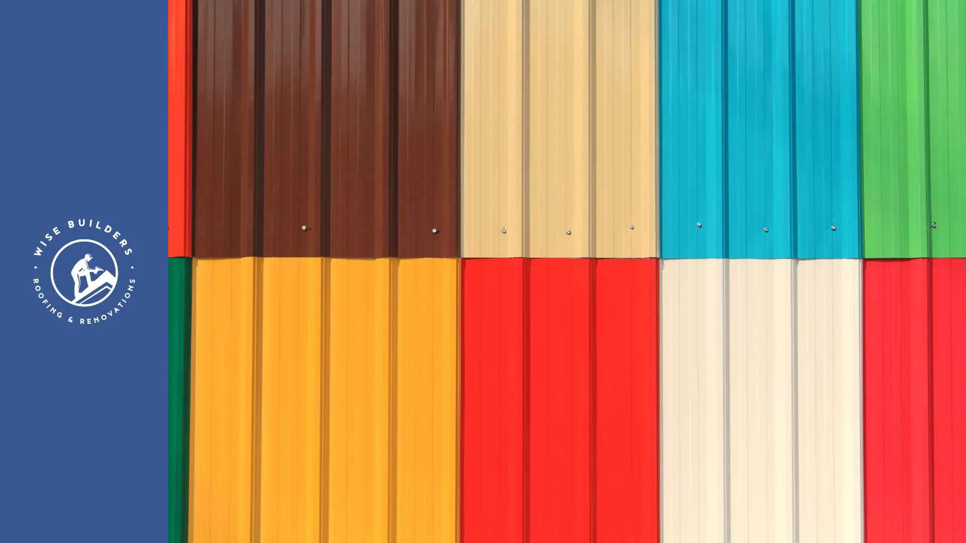 different colors of metal roofs