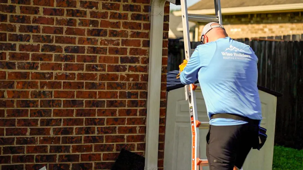 a wise builders project manager helping a homeowner by providing a free inspection