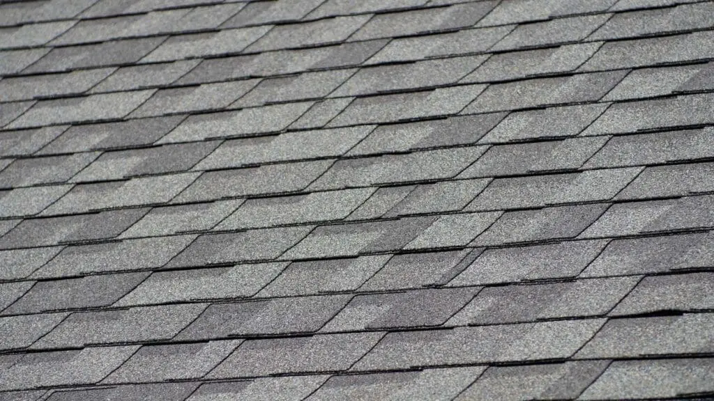 the surface layer of a roof