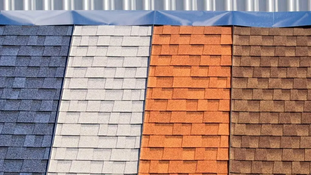 different asphalt shingles with mineral granules in the united states