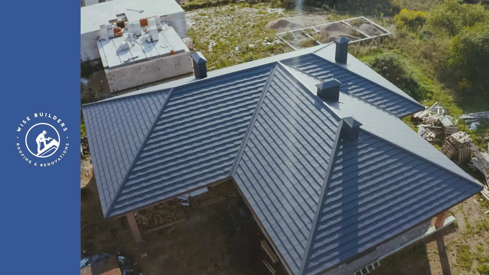 a strong metal roof installed by wise builders roofing