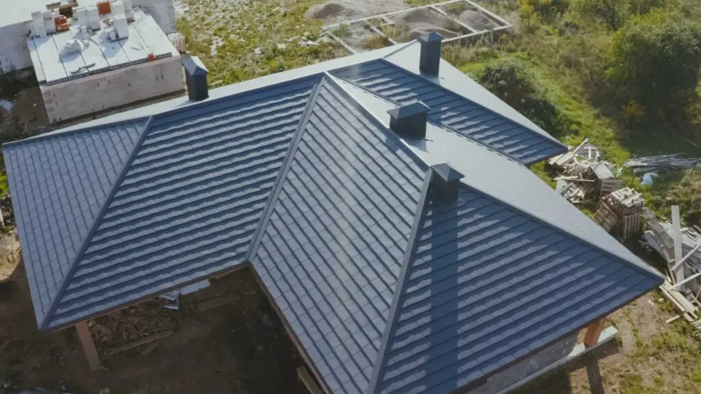 a metal type of roof
