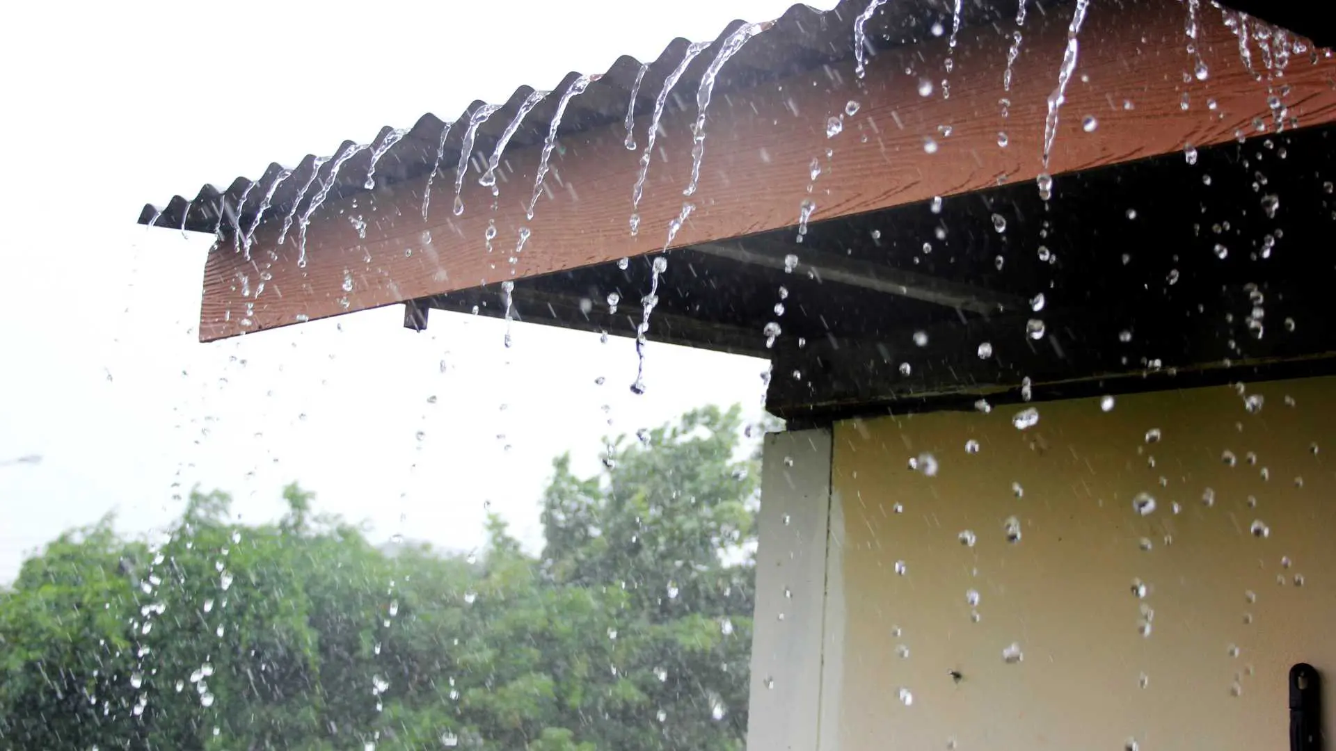 a roof with insulation