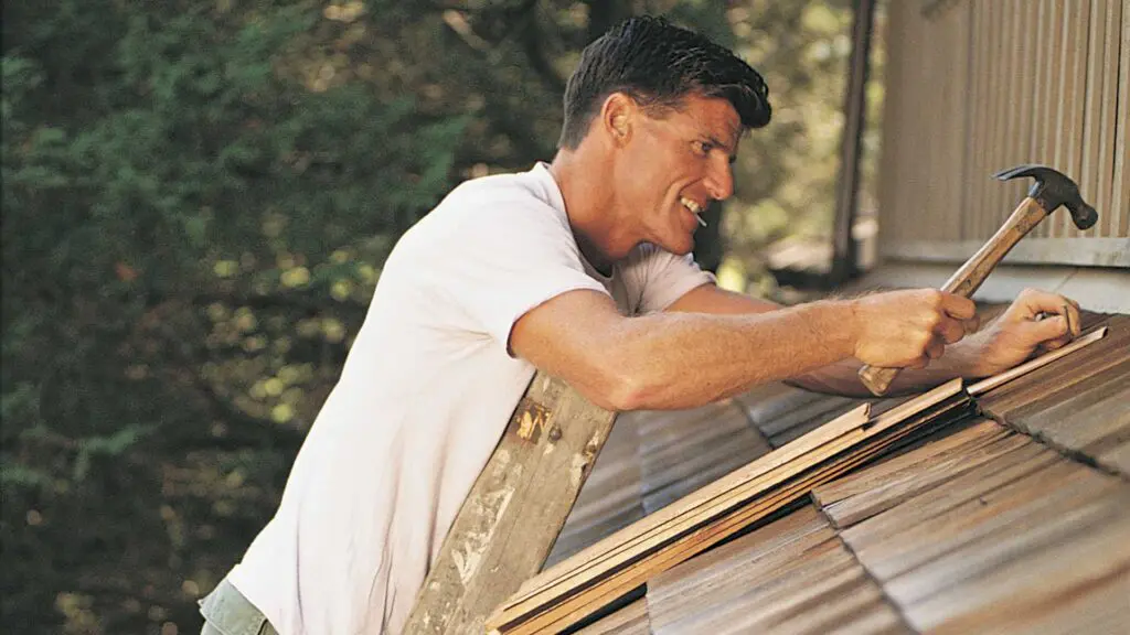 repairing old shingles