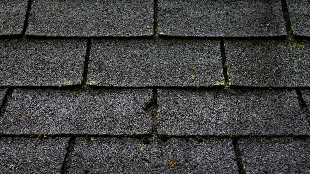 roofing material damaged