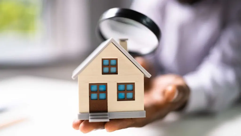 inspecting the roof valley