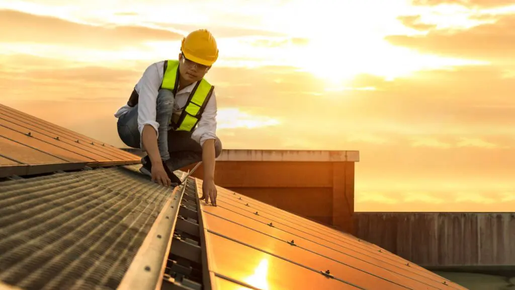 checking on panels built in California