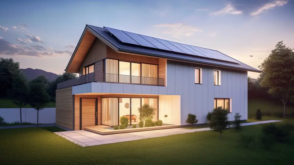 a united states home with timberline solar on the rooftop