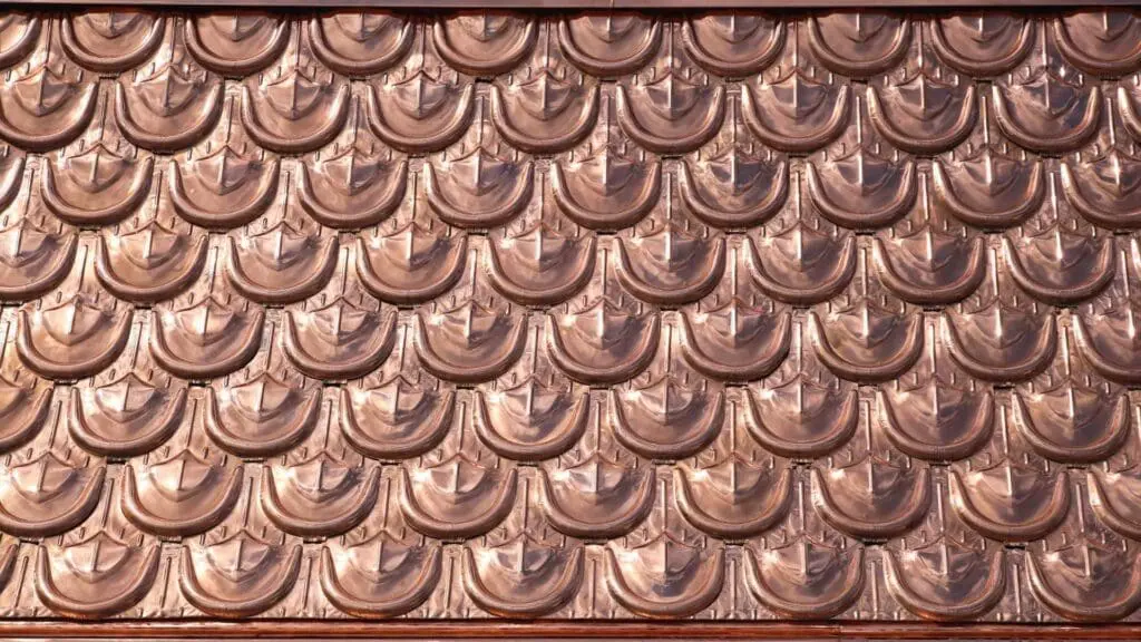 standing seam copper roof