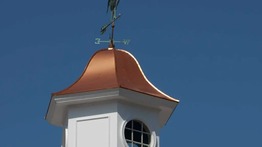copper roof over underlayment