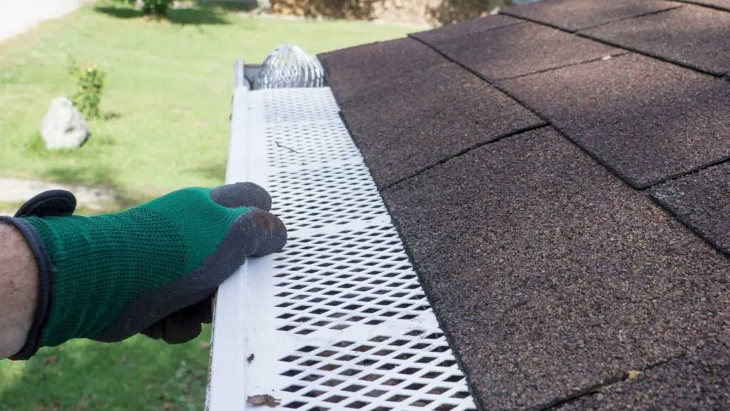 professional installation of a gutter guards