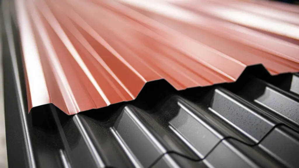 different colors of metal roofing panels