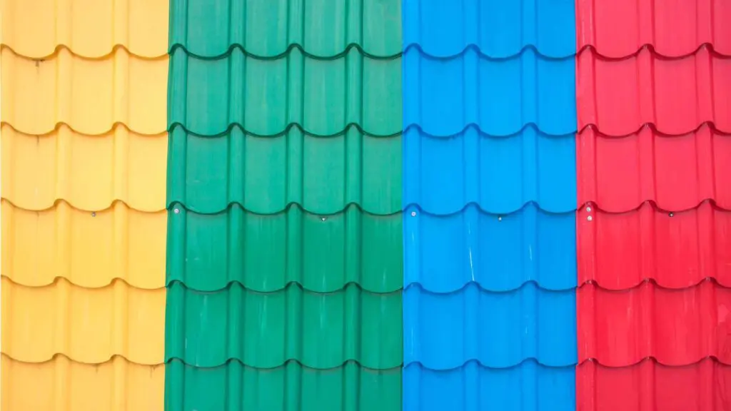 perfect choice of colors for a roof