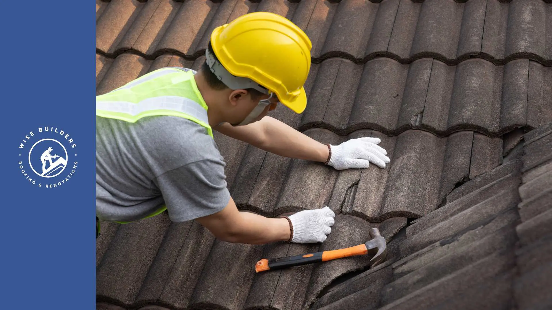 tile placed over underlayment