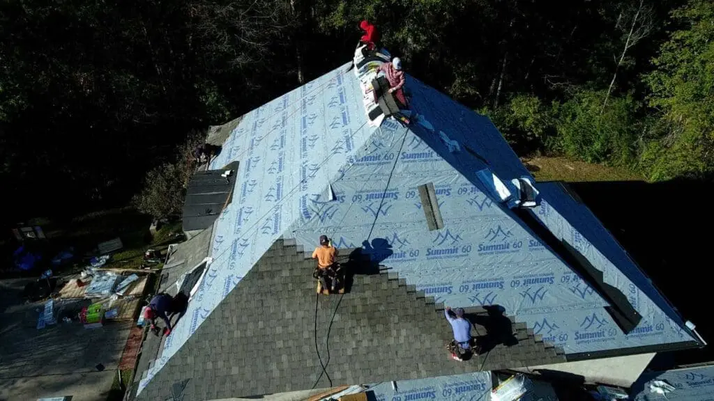 installing a new asphalt roof