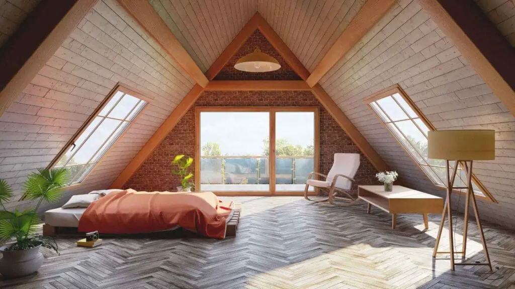 a clean attic in the bay area