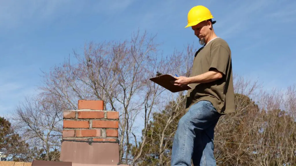 inspecting the roof valleys