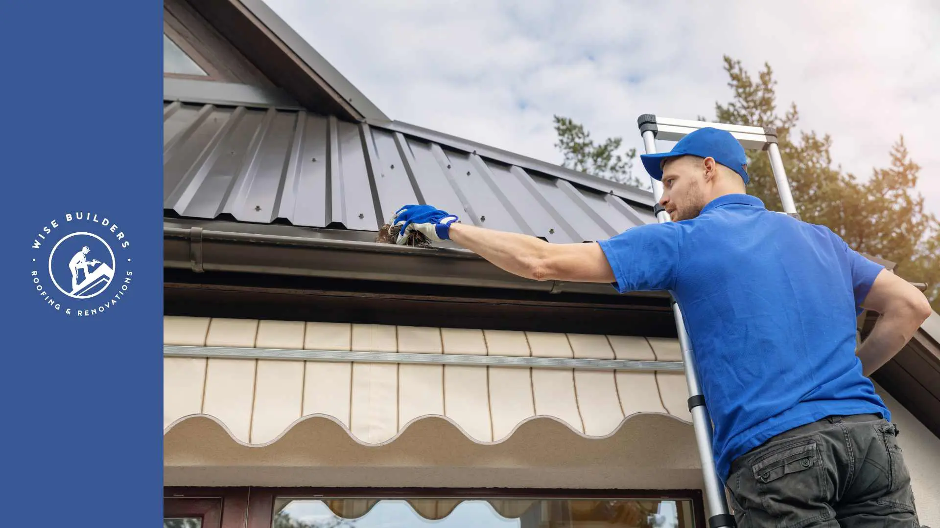 cleaning out gutter without a pressure washer