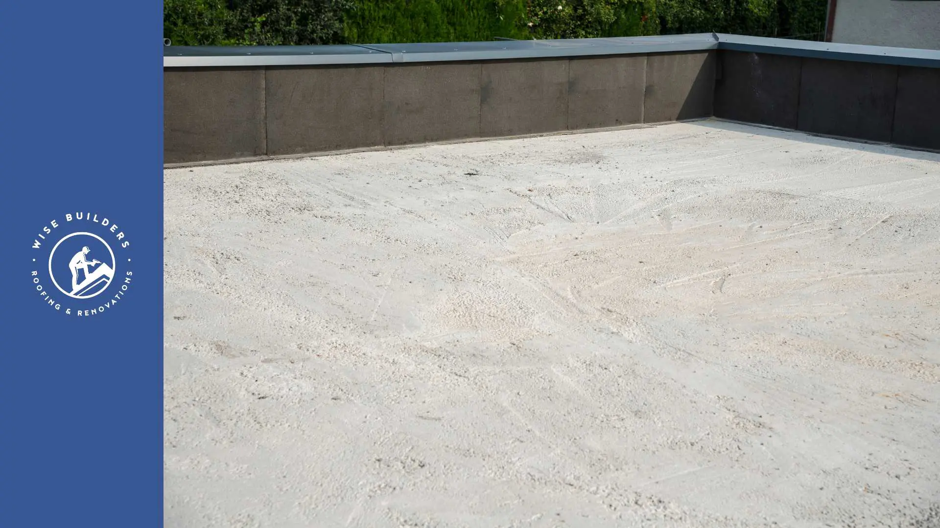 a concrete roof that is resistant to leaks