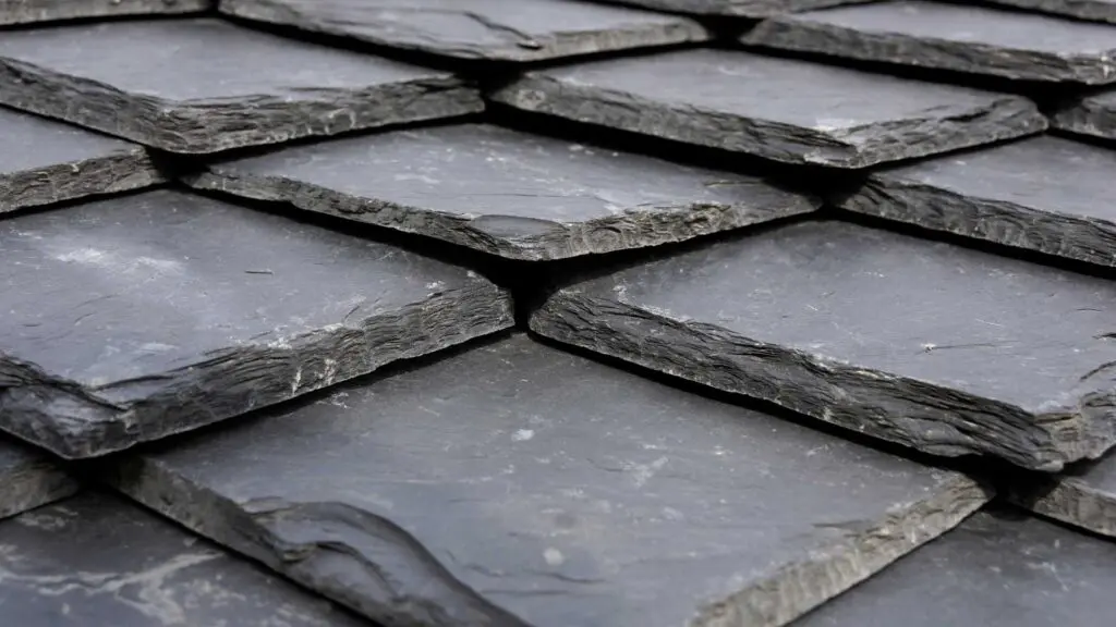 slate tiles part of a roof design