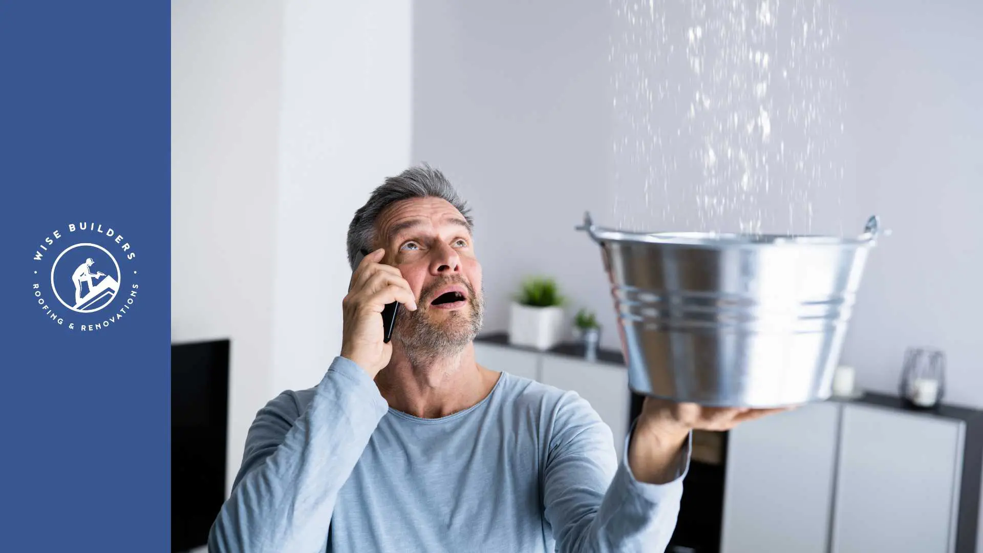 water coming into a home because of a damaged roof