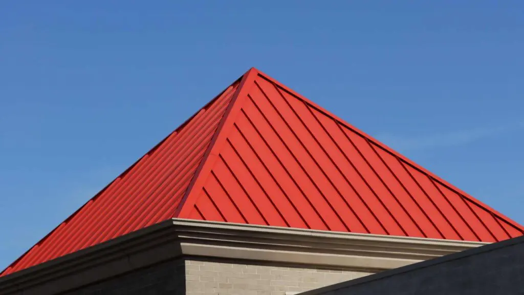 a metal roofing pyramid roofing