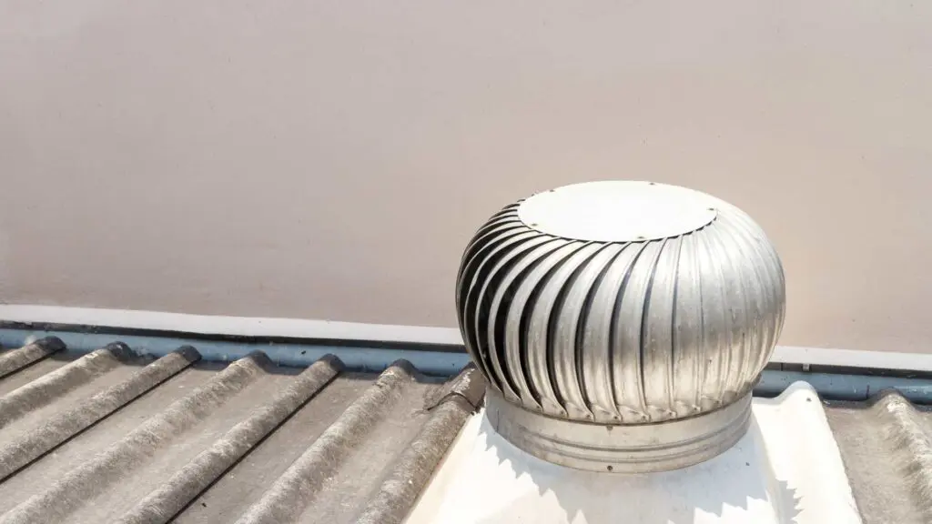 a metal power vent