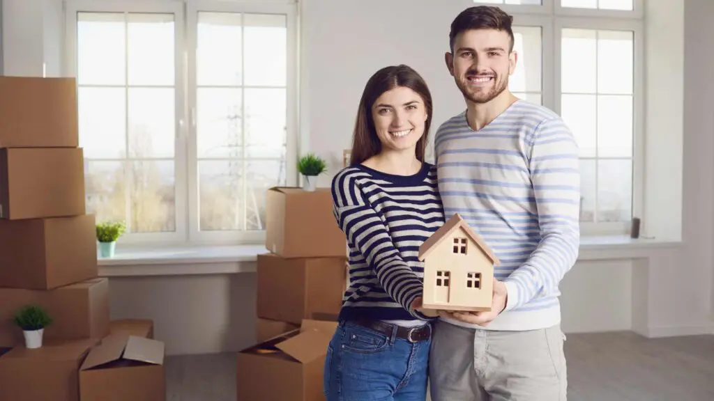 a new homeowner moving into a home