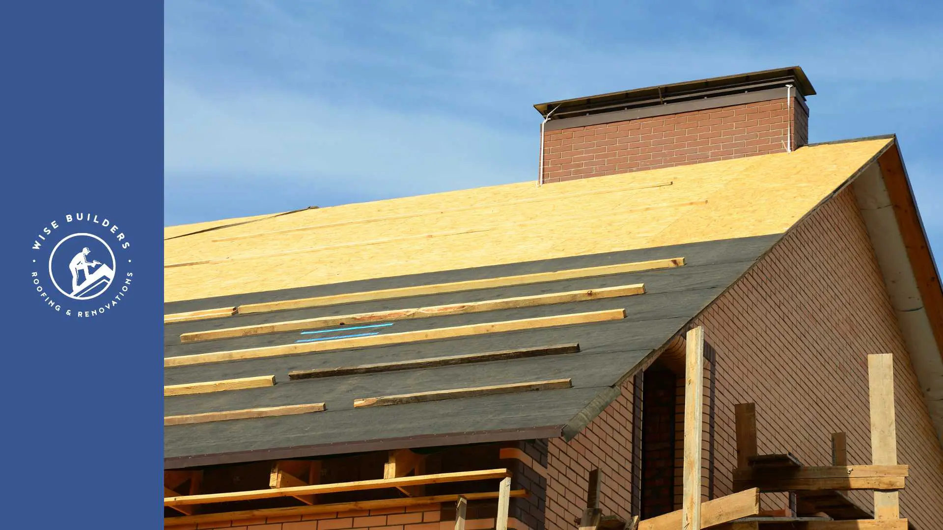 a home with a waterproof membrane being installed