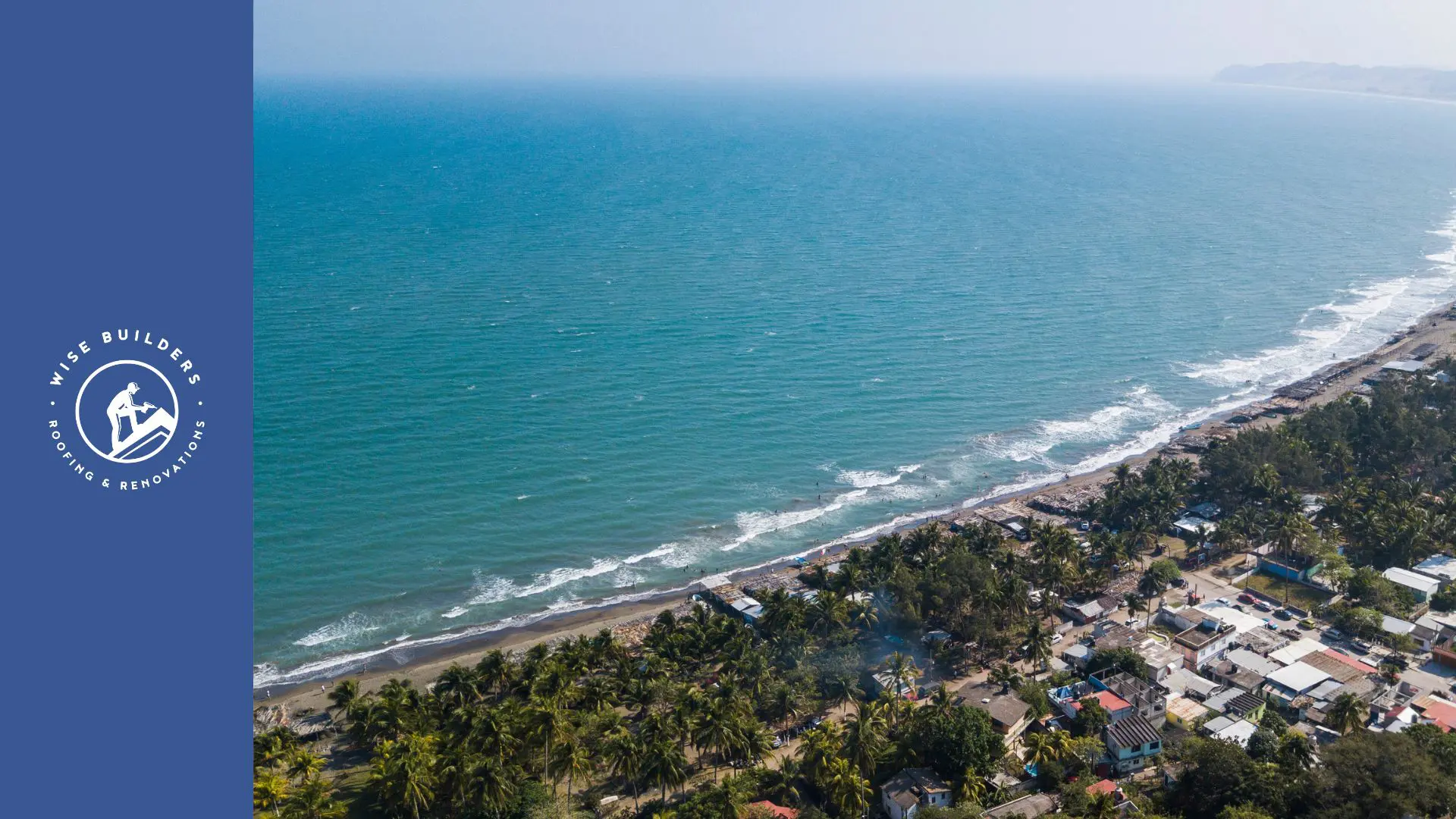a drone photo of the gulf coast beach