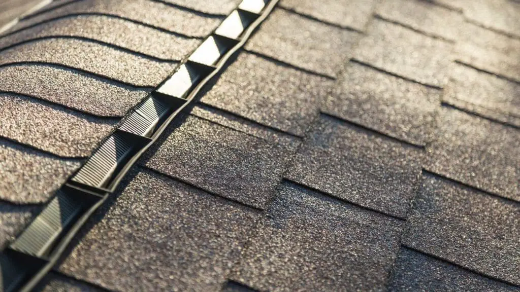 gable vents on an asphalt shingle roof
