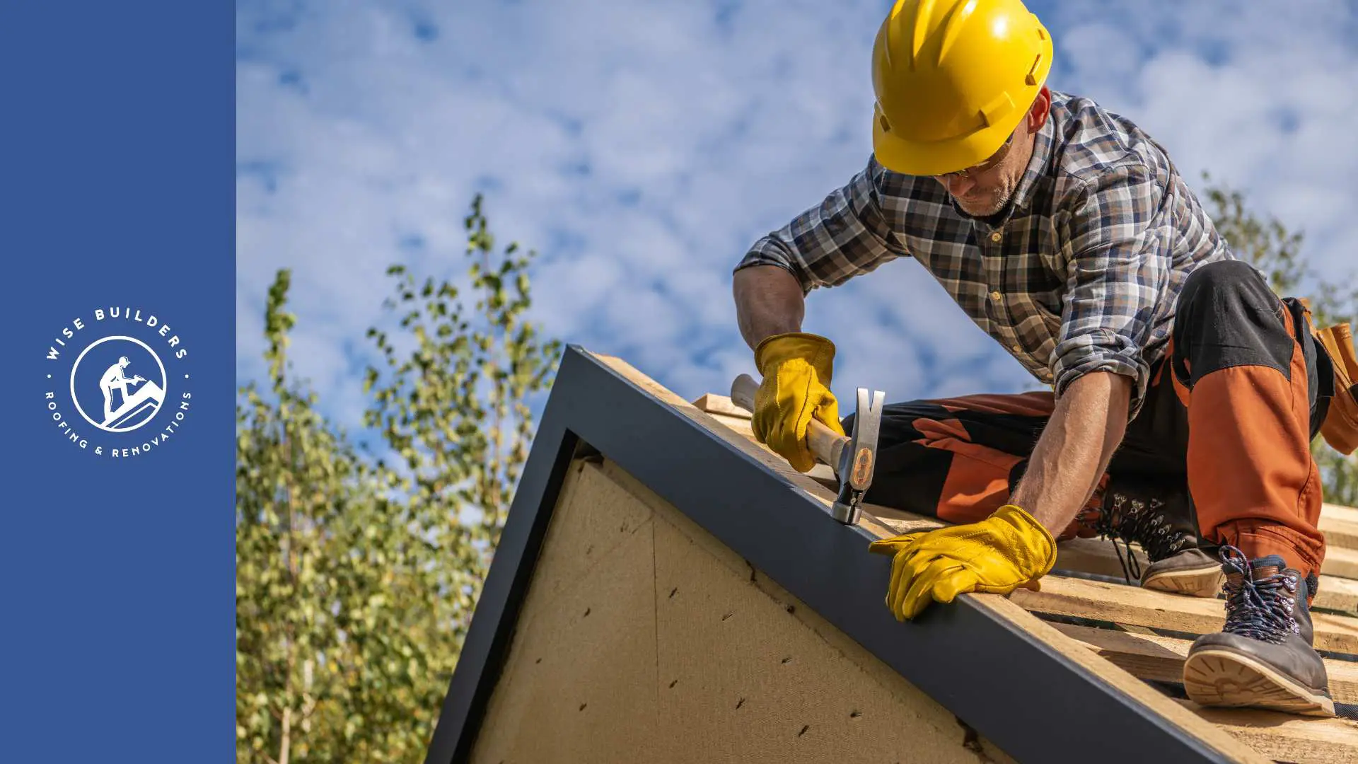 a roofer installing drip edge on a roof