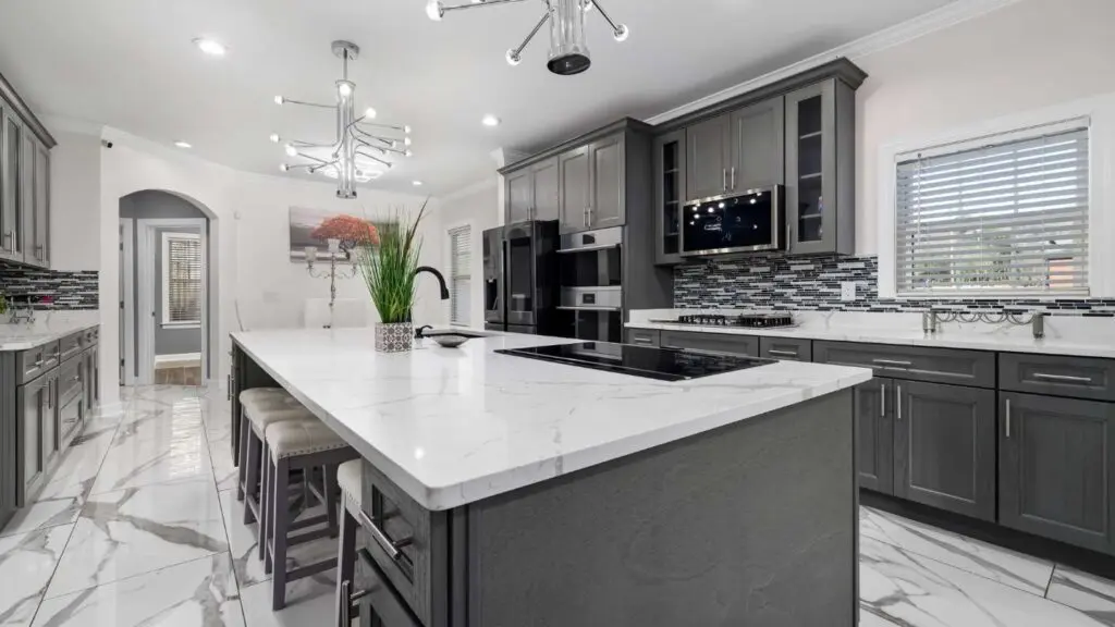 a kitchen remodeled by wise builders roofing and renovations in mobile Alabama
