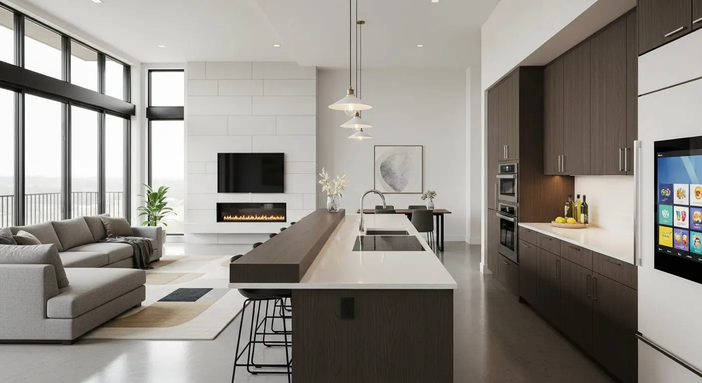 Modern open-concept kitchen remodel